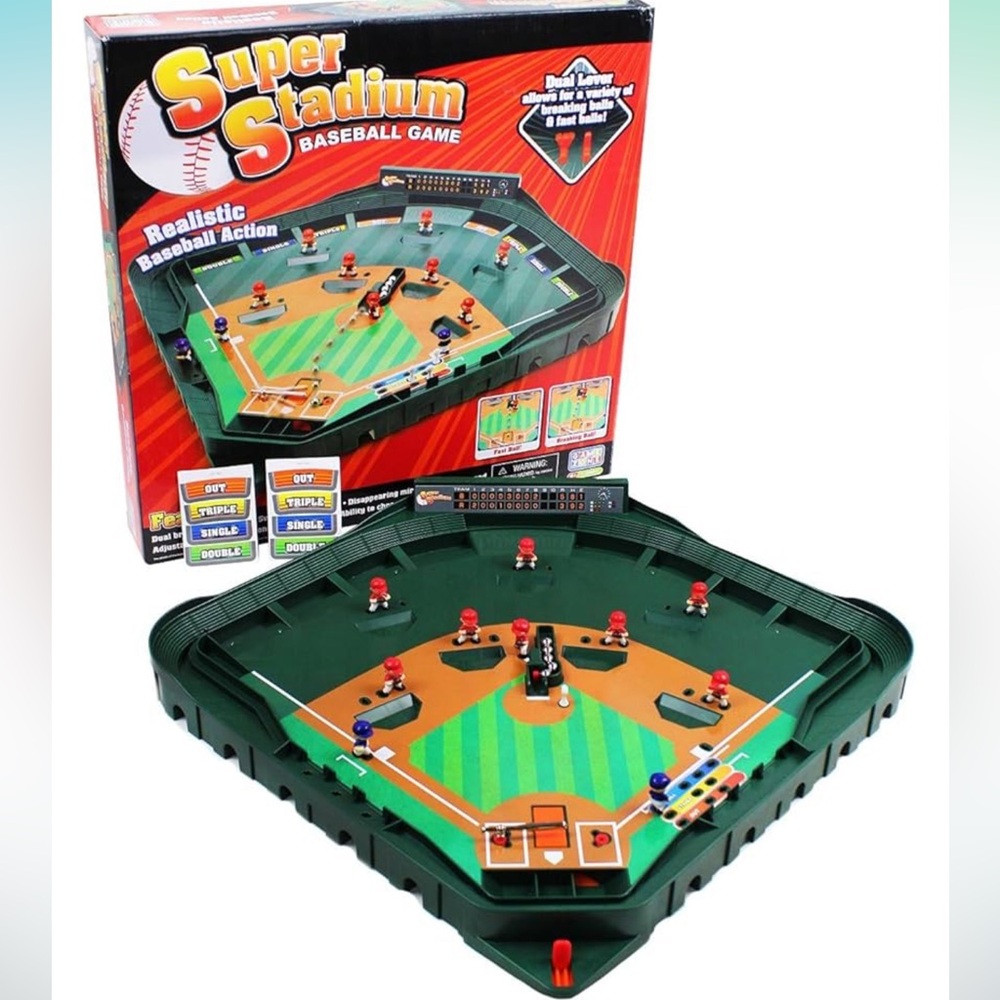 Brand new in box 
Super stadium baseball game